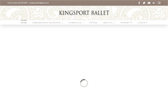 Desktop Screenshot of kingsportballet.org